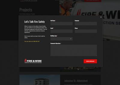 fire wire web development project