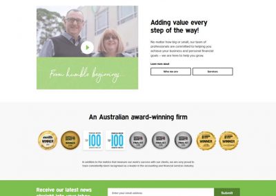 highview accounting financial web development project