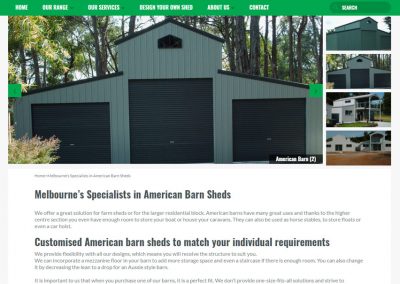 melbourne garages web development project